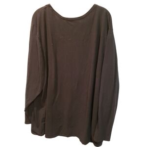 Just My Size Classic Black Top Sz 3X